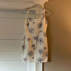 Reformation white mini dress